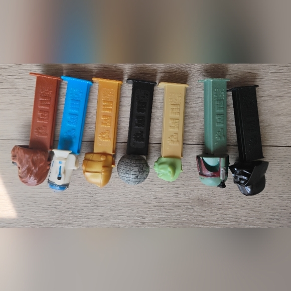 Star Wars Pez Dispensers Vintage Set Of 6 - Picture 5 of 11